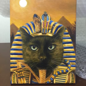 Pharaoh-Cat-Portrait-Painting-300x300